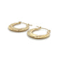 14K Yellow Gold Hoop Earrings; 1.1DWT; 1.7g
