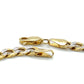 10K Two-Tone Gold 30" Curb Chain; 22.1g