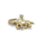10K Yellow Gold Elephant Pendant; 1.6DWT; 2.5g