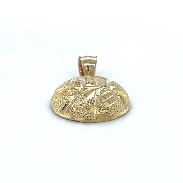 10K Yellow Gold Basketball Pendant; 1.5DWT; 2.4g