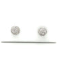 14K White Gold Diamond Stud Earrings; 0.25CTW; 2.5g