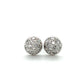 14K White Gold Diamond Stud Earrings; 0.25CTW; 2.5g