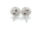 14K White Gold Diamond Stud Earrings; 0.25CTW; 2.5g