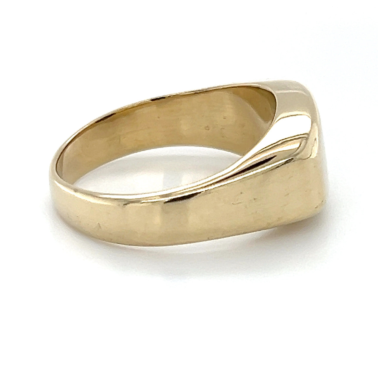14k Yellow Gold Diamond Unisex Fashion Ring; 0.15CTW; 8.7g; Size 10