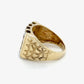 10K Yellow Gold Diamond Gentleman's Ring; 2.0CTW; 10.6g; Size 9