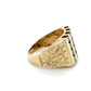 10K Yellow Gold Diamond Gentleman's Ring; 2.0CTW; 10.6g; Size 9