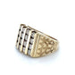 10K Yellow Gold Diamond Gentleman's Ring; 2.0CTW; 10.6g; Size 9