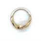 14K Yellow Gold Synthetic Spinel Lady's Ring; 1.6DWT; Size 4.5