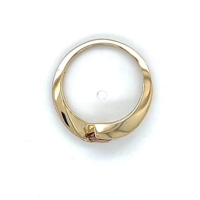 14K Yellow Gold Synthetic Spinel Lady's Ring; 1.6DWT; Size 4.5