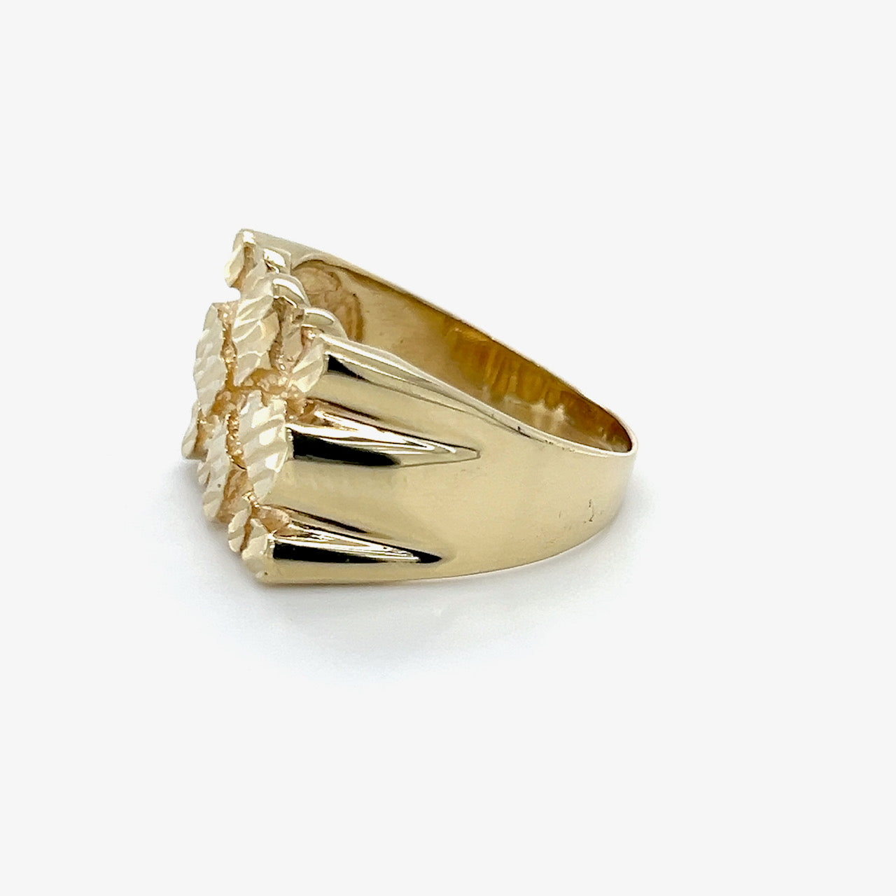 10K Yellow Gold Gentleman's Ring; 8.5g; Size 13