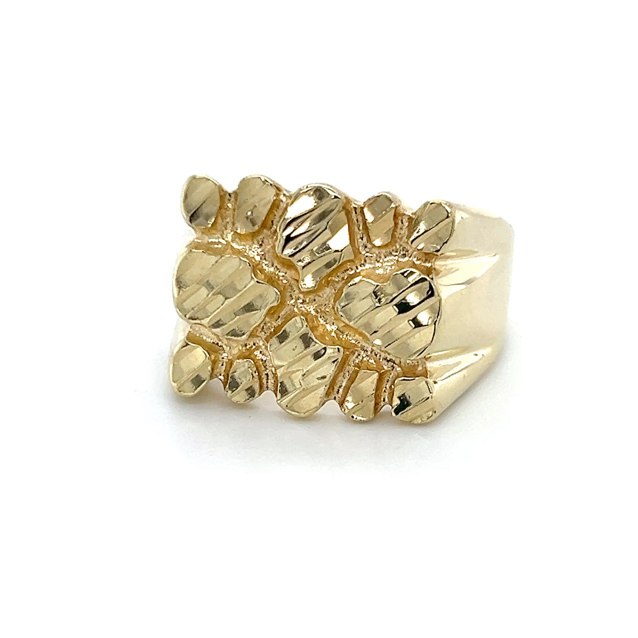 10K Yellow Gold Gentleman's Ring; 8.5g; Size 13