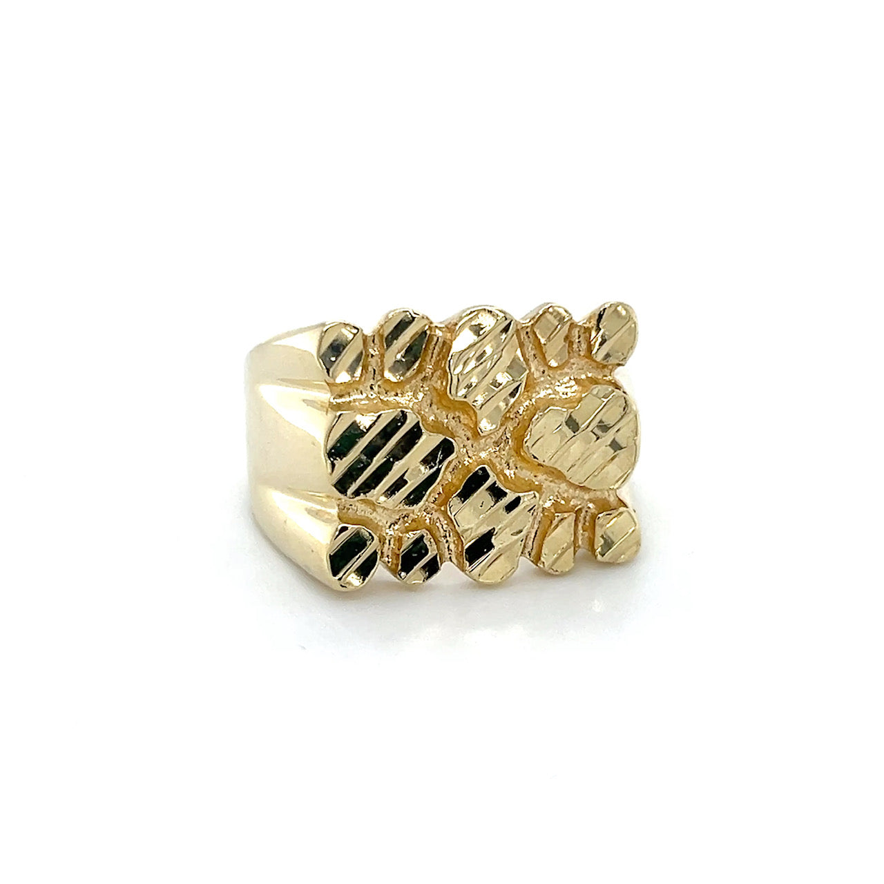 10K Yellow Gold Gentleman's Ring; 8.5g; Size 13