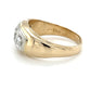14K Two-Tone Gold Diamond Gentleman's Ring; 0.38CTW; 7.6g; Size 10