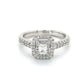14K White Gold Diamond Lady's Ring; 0.50CTW; 4g; Size 6.5