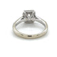 14K White Gold Diamond Lady's Ring; 0.50CTW; 4g; Size 6.5