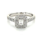 14K White Gold Diamond Lady's Ring; 0.50CTW; 4g; Size 6.5