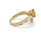 14K Yellow Gold Citrine & Diamond Accent Lady's Ring; 2.4DWT; Size 7