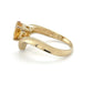 14K Yellow Gold Citrine & Diamond Accent Lady's Ring; 2.4DWT; Size 7