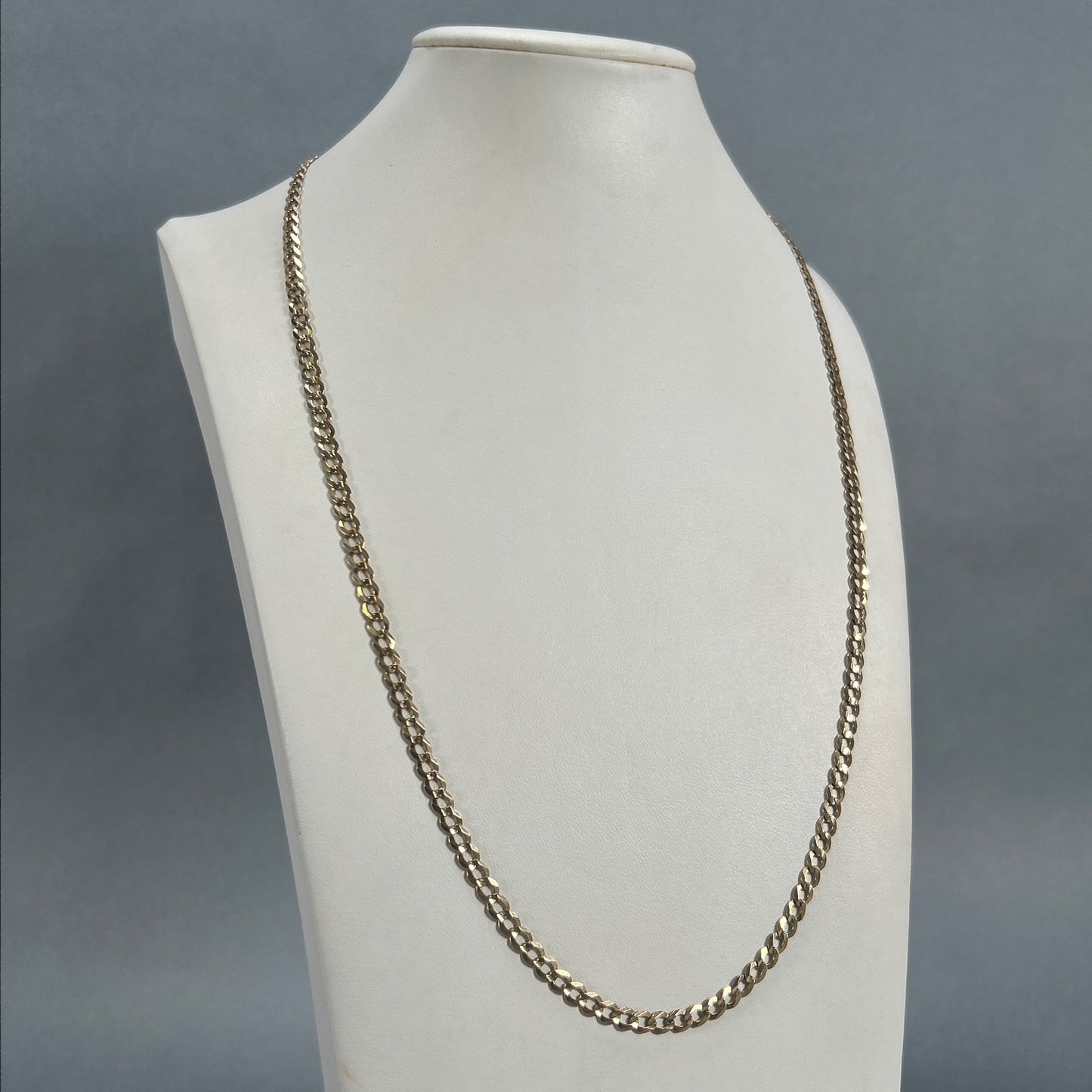 10K Yellow Gold 26" Curb Chain; 14.1g