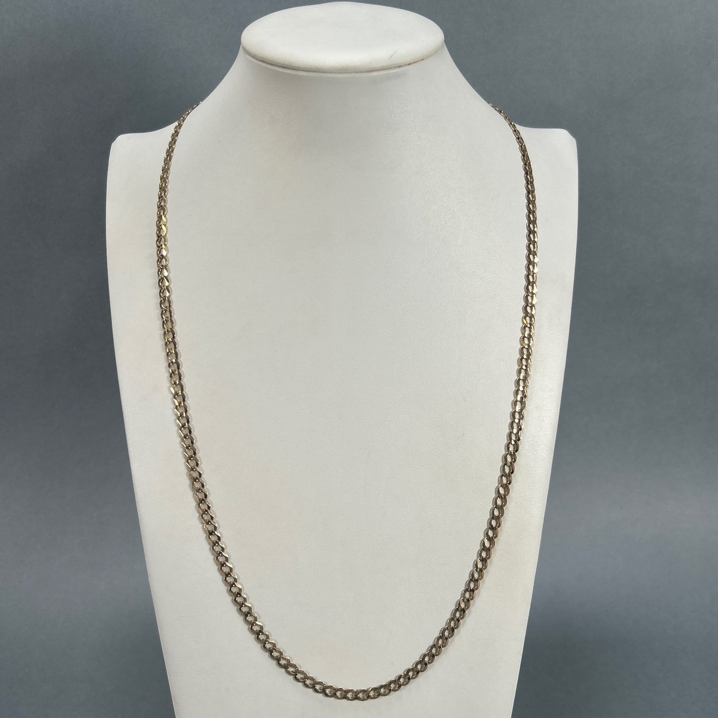10K Yellow Gold 26" Curb Chain; 14.1g