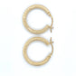 14K Yellow Gold Hoop Earrings; 1.2DWT
