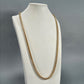 10K Two-Tone Gold 26" Chain; 46.2g