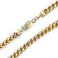 10K Two-Tone Gold 26" Chain; 46.2g
