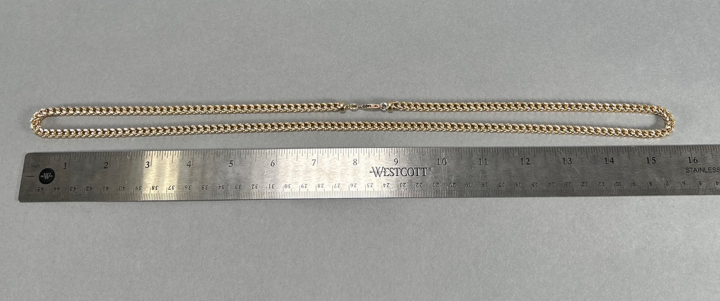 10K Two-Tone Gold 26" Chain; 46.2g