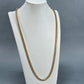 10K Two-Tone Gold 26" Chain; 46.2g