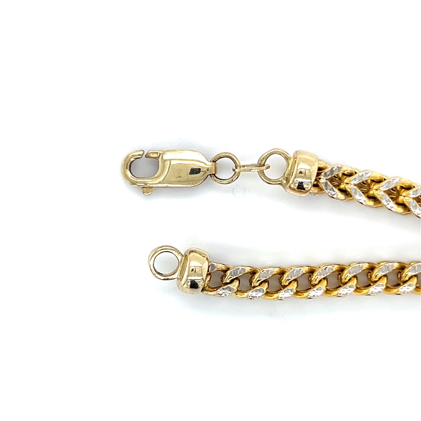 10K Two-Tone Gold 26" Chain; 46.2g
