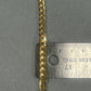 10K Yellow Gold 22" Curb Chain; 16.8g