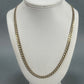 10K Yellow Gold 22" Curb Chain; 16.8g