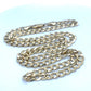 10K Yellow Gold 22" Curb Chain; 16.8g