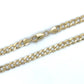 10K Yellow Gold 22" Curb Chain; 16.8g