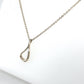 925 Sterling Silver Tiffany & Co. 16" Perreti Open Teardrop Necklace
