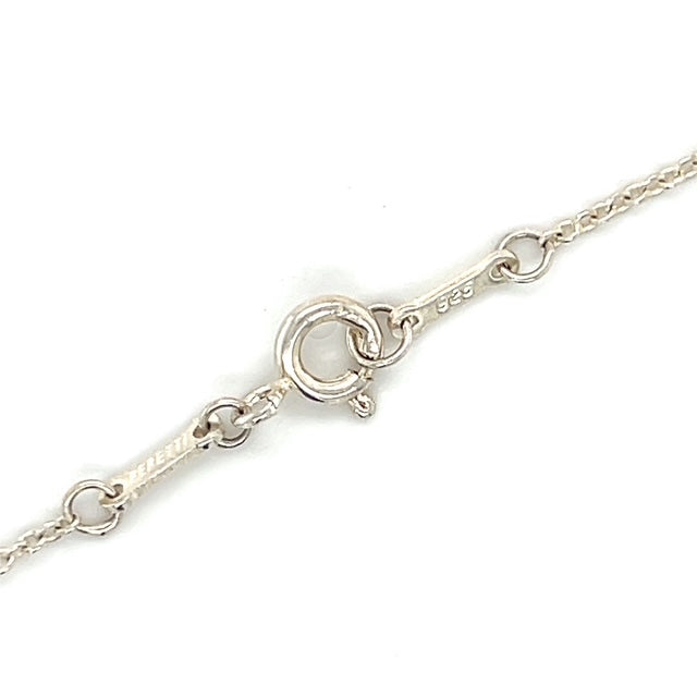 925 Sterling Silver Tiffany & Co. 16" Perreti Open Teardrop Necklace