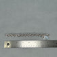 925 Sterling Silver Tiffany & Co. 7.25" Blank Engravable Heart Tag Charm Bracelet
