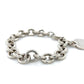 925 Sterling Silver Tiffany & Co. 7.25" Blank Engravable Heart Tag Charm Bracelet