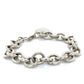 925 Sterling Silver Tiffany & Co. 7.25" Blank Engravable Heart Tag Charm Bracelet