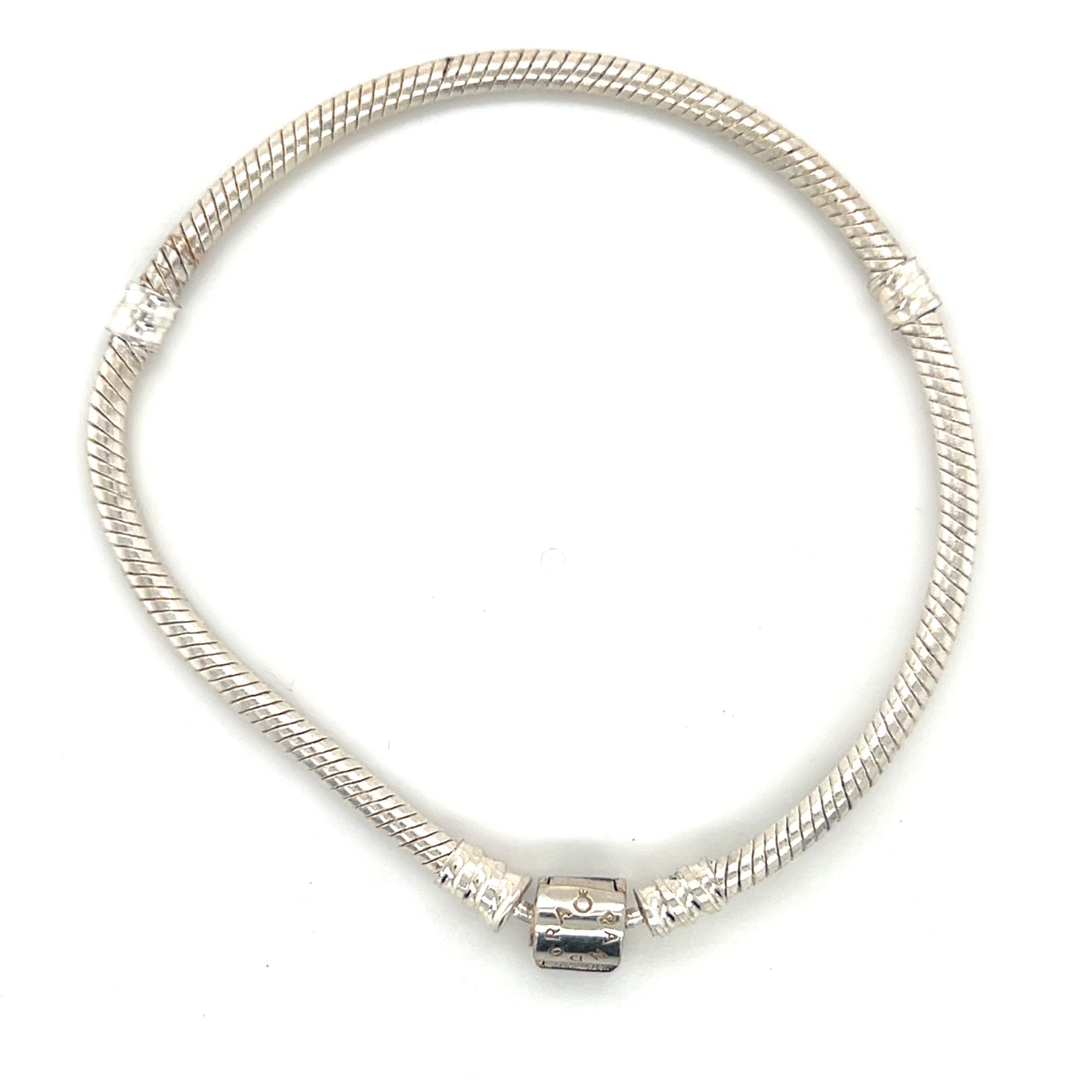 Authentic Pandora 7.5" 925 Sterling Silver Bracelet