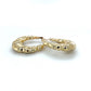 10K Yellow Gold Hoop Earrings; 2.1DWT