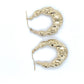 10K Yellow Gold Hoop Earrings; 2.1DWT