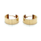 14K Yellow Gold Earrings; 1.4g