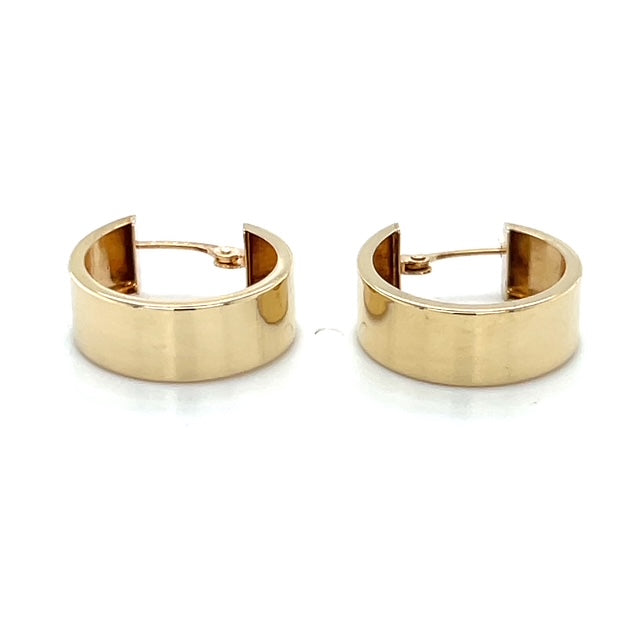 14K Yellow Gold Earrings; 1.4g