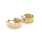 14K Yellow Gold Earrings; 1.4g