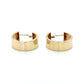 14K Yellow Gold Earrings; 1.4g