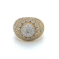 14K Yellow Gold Diamond Ring; 1.0CTW; 6.2g; Size 10