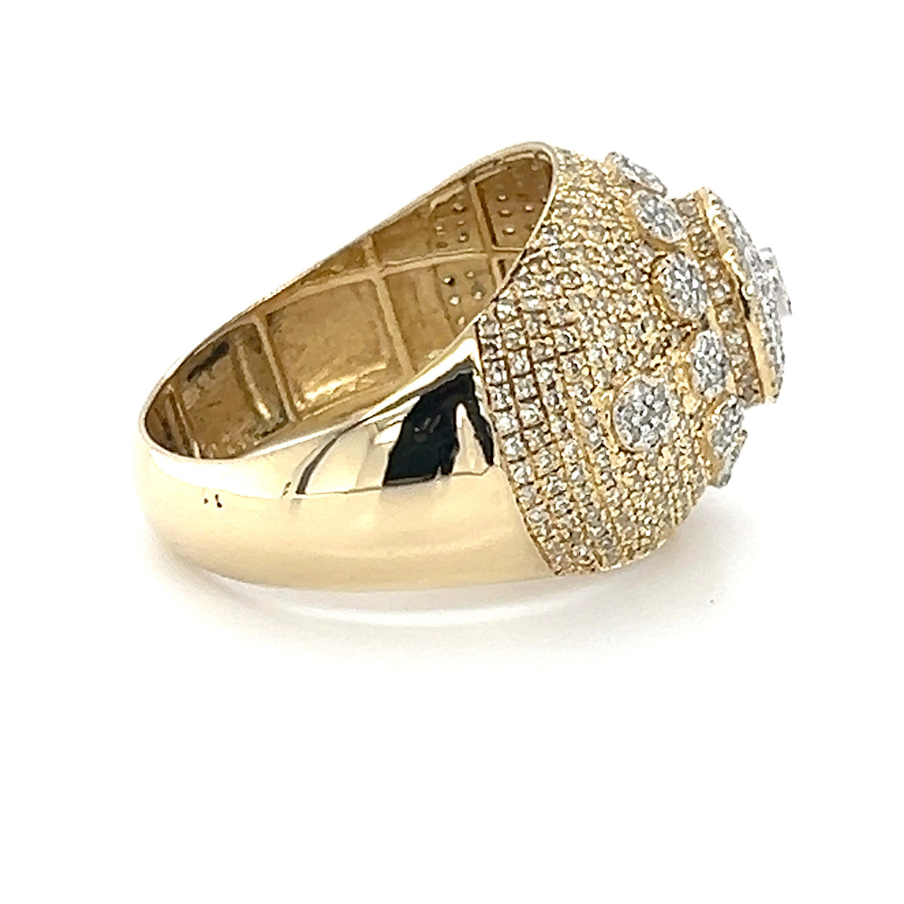 14K Yellow Gold Diamond Ring; 1.0CTW; 6.2g; Size 10