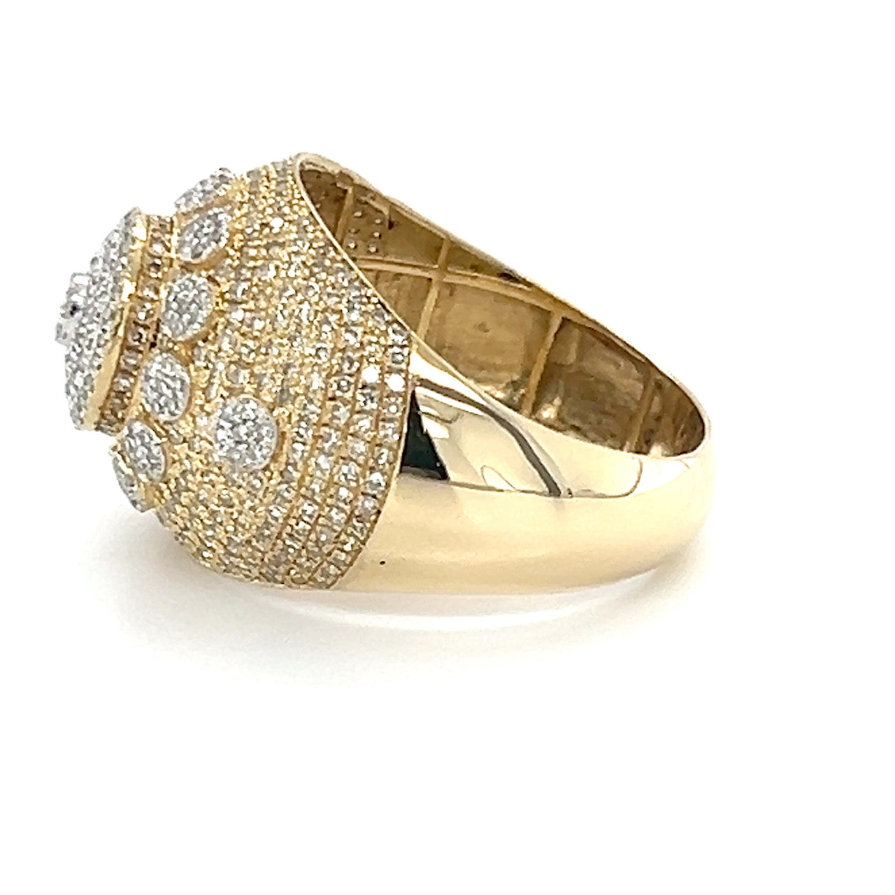 14K Yellow Gold Diamond Ring; 1.0CTW; 6.2g; Size 10