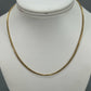 14K Yellow Gold 16.5" Snake Chain Necklace; 7.8g